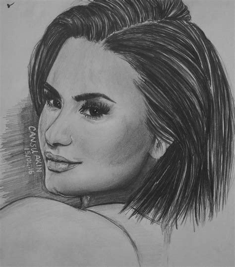 Demi Lovato Sketch Demi lovato, Lovato, Demi