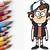 how to draw dipper pines step by step