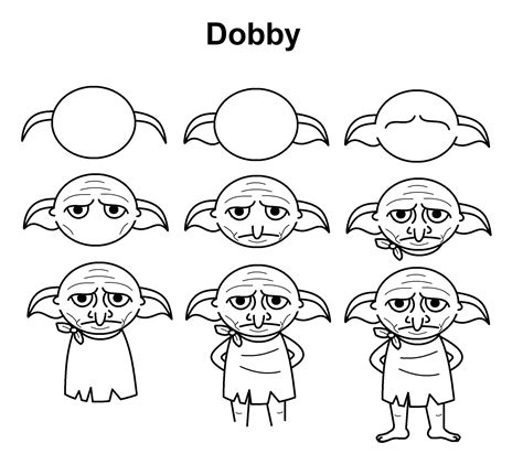 dobby drawings Google Search Harry potter drawings