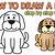 how to draw dog easy step by step