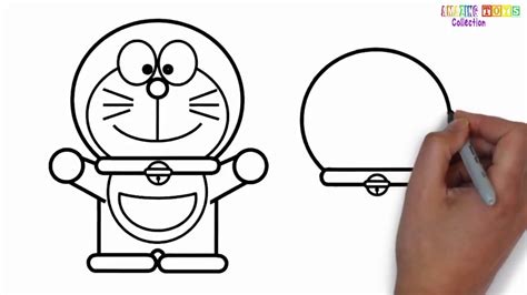 How to Draw Doraemon Step by Step Easy For Kids YouTube