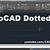 how to draw dotted line in autocad