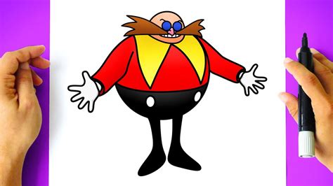 How To Draw Eggman, Step by Step, Drawing Guide, by Dawn