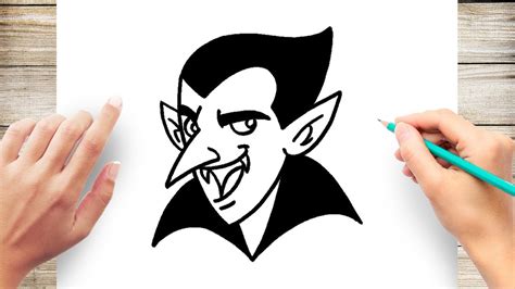 Step by Step How to Draw Count Dracula from Hotel