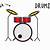 how to draw drums step by step
