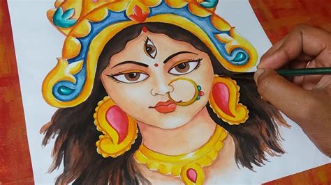 Easy Drawing Of Durga Maa