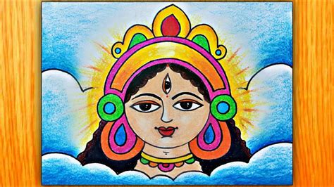 How to draw devi durga easily Maa durga drawing for