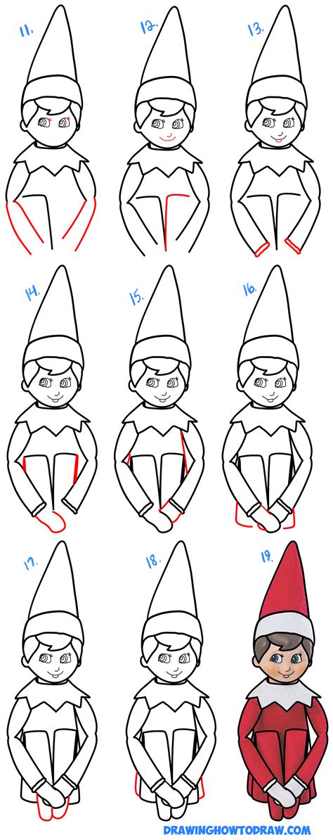 How to Draw an Elf Kid Scoop