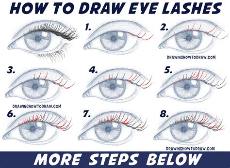 How to Draw Eyelashes the Easy Way Step by Step Guide