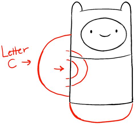 How to draw Finn the human (Adventure Time) Sketchok