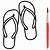 how to draw flip flops easy step by step