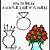 how to draw flowers in a vase step by step