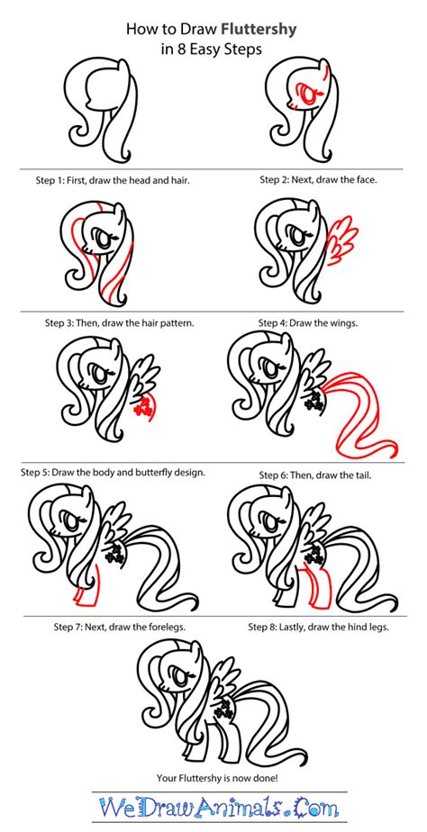 How To Draw Halloween Fluttershy, Step by Step, Drawing