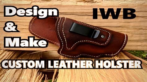 RIGHT Hand Draw IWB holster Kydex and leather Conceal