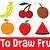 how to draw fruit step by step