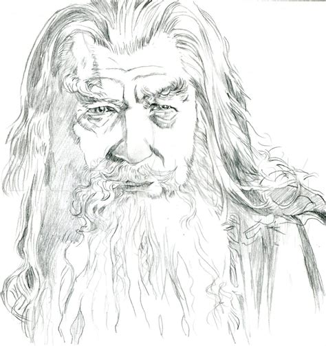 How to Draw Gandalf Really Easy Drawing Tutorial