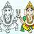 how to draw ganesha easy step by step