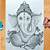 how to draw ganesha in pencil step by step easy