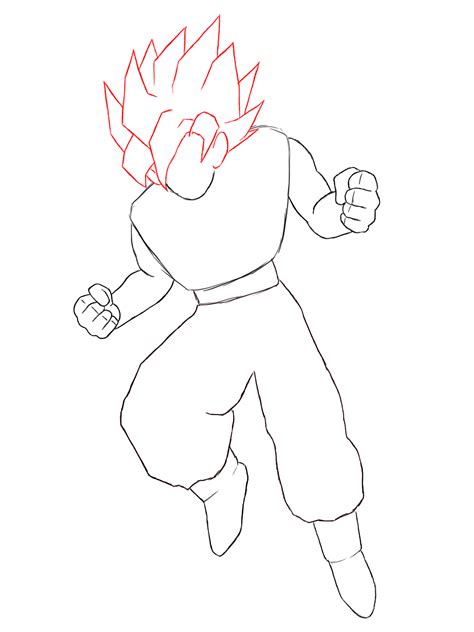 How To Draw Goku Kamehameha Step By Step (Tutorial
