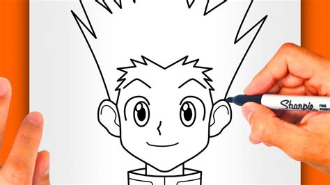 How to Draw Gon from Hunter X Hunter