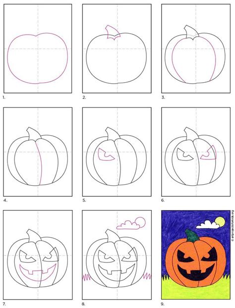 How to Draw a Kid in a Halloween Witch Costume (Cute