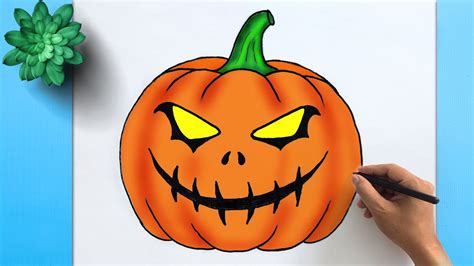 How to Draw a Halloween Pumpkin · Art Projects for Kids