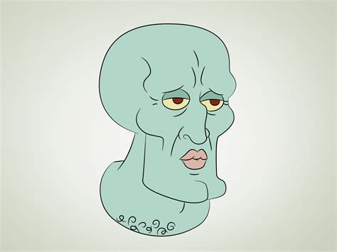 Squidward Drawing Free download on ClipArtMag