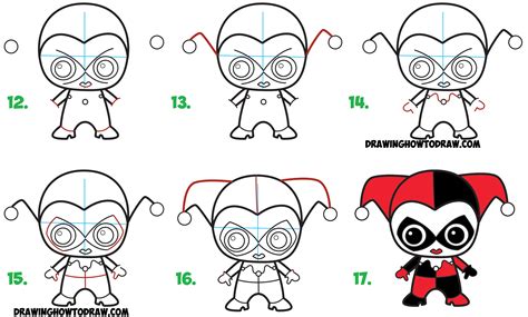 How To Draw Harley Quinn Harley Quinn Drawing Easy Step