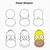 how to draw homer simpson head easy