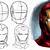 how to draw iron man helmet step by step