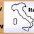 how to draw italy map