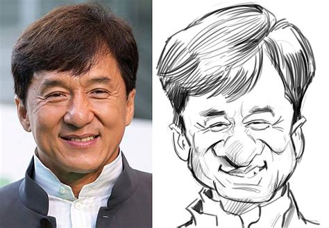 Jackie Chan How to draw jackie chan step by step