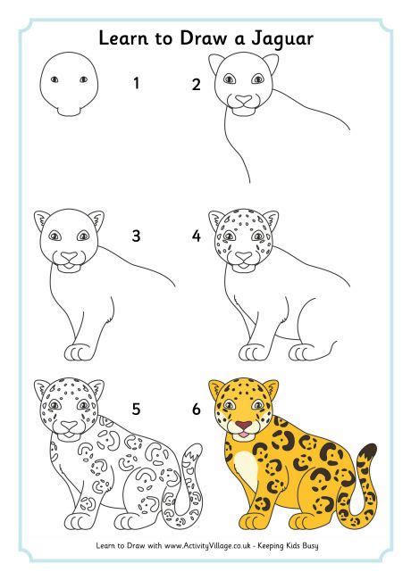 Jaguar Drawing How To Draw A Jaguar Step By Step