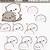 how to draw kawaii chan step by step