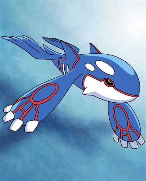 How to Draw Primal Kyogre from Pokemon printable step by
