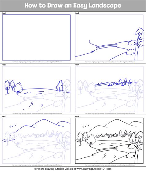 Scenery Drawing Step By Step at GetDrawings Free download