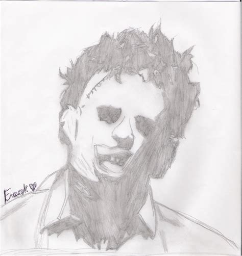 How To Draw Leatherface Easy, Step by Step, Drawing Guide