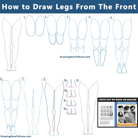 How to Draw Legs, the Easy StepbyStep Guide with
