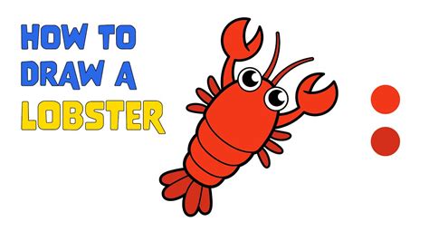How to Draw a Simple Lobster for Kids