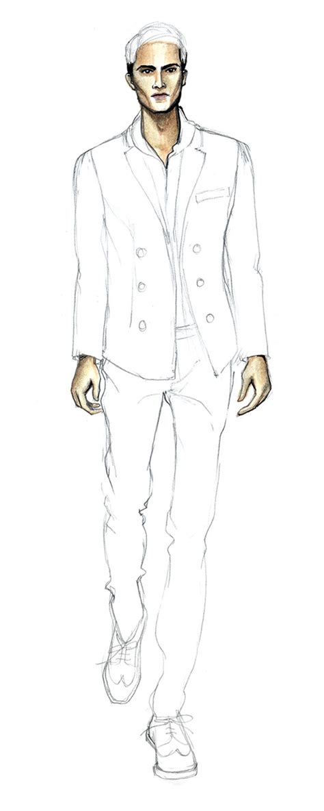 Men’s Fashion Template, Jackets Suit drawing, Drawing