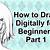 how to draw manga digitally