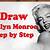 how to draw marilyn monroe step by step