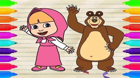HOW TO DRAW Masha and the Bear Ep 12 YouTube
