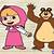 how to draw masha and the bear