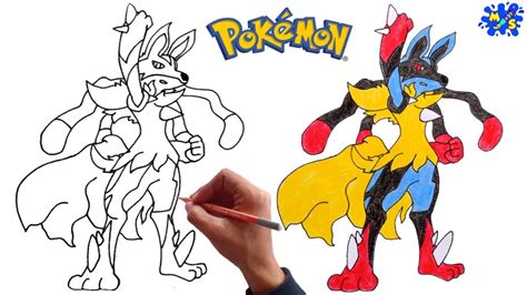 Mega lucario drawing tutorial Pokémon Amino