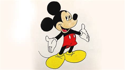 Cartoon Mickey Mouse Drawing at Free for