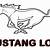 how to draw mustang logo
