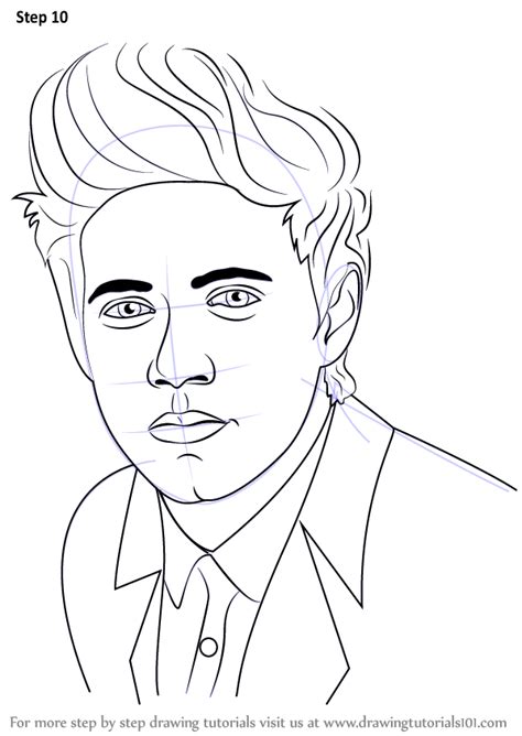 Learn How to Draw Niall Horan (Celebrities) Step by Step