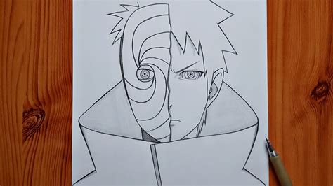 How to Draw Obito Uchiha from Naruto