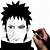 how to draw obito step by step